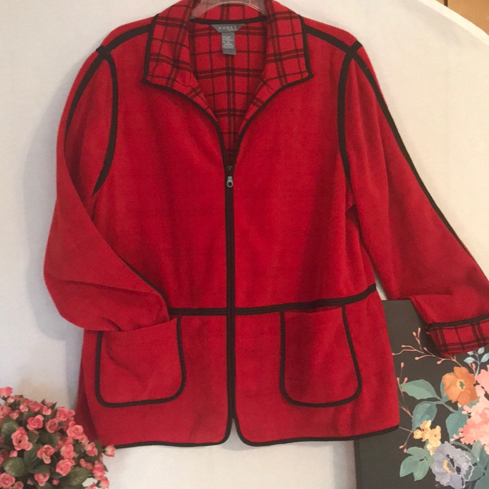 Zippered Jacket.